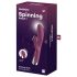 Satisfyer Spinning Rabbit 1 - pyörivä klitoriskiihotin (punainen)