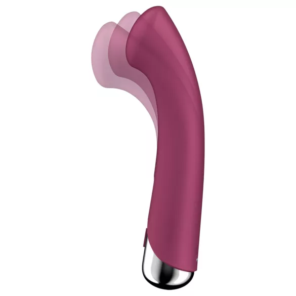 Satisfyer Spinning G-Spot 1 - pyöriväpääinen G-pistevibraattori (punainen)