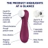 Satisfyer Pro 2 Gen3 - Sovelluksella ohjattava paineaaltoklustimulaattori (punainen)