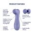 Satisfyer Pro 2 Gen3 - älykäs klitorisstimulaattori (violetti)