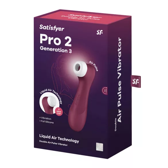 Satisfyer Pro 2 Gen3 - klitoriskiihotin - ladattava ilmanpaine - punainen