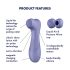 Satisfyer Pro 2 Gen3 - Ladattava klitorisstimulaattori ilmanpaineella (violetti)