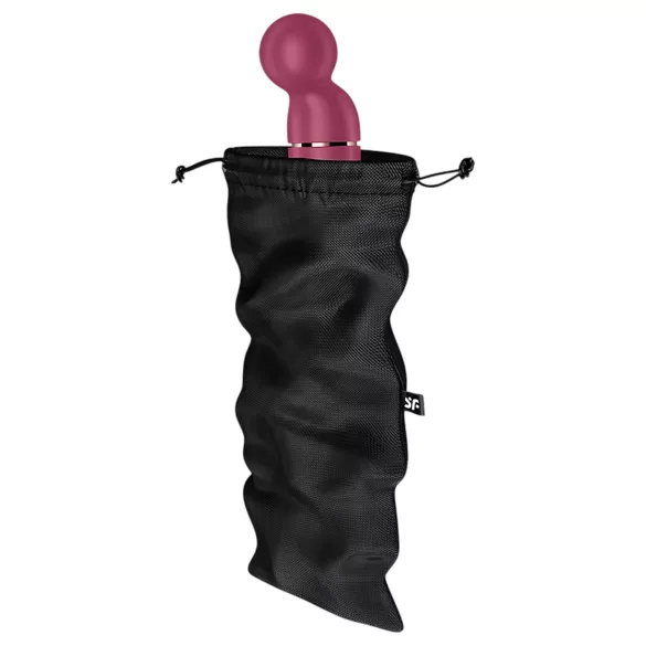 Satisfyer Treasure Bag XL - huomaamaton säilytyspussi - suuri (musta)