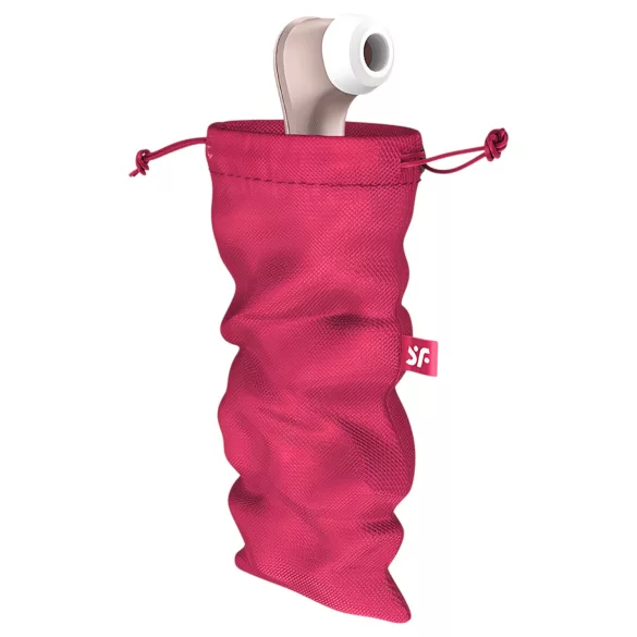 Satisfyer Treasure Bag L - säilytyspussi - iso - pinkki