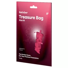   Satisfyer Treasure Bag M - säilytyspussi - keskikoko - pinkki