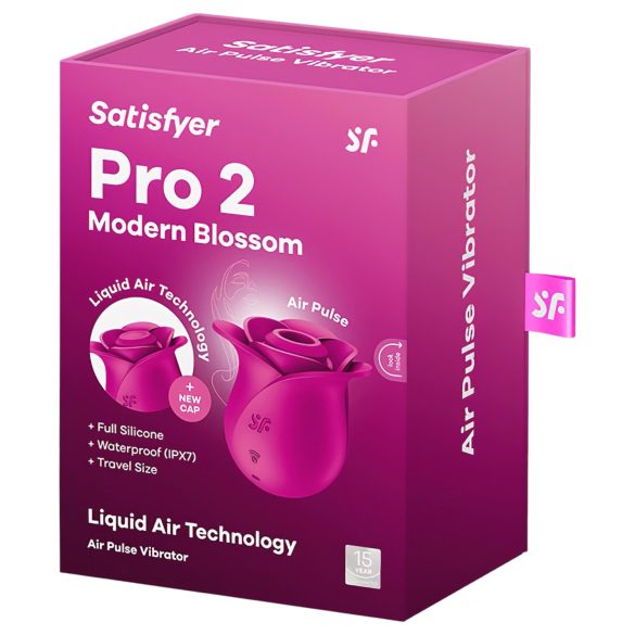 Satisfyer Pro 2 Modern Blossom - klitoriskiihotin ilmanpaineella - pinkki