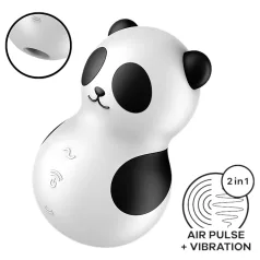   Satisfyer Pocket Panda - ilmavirtapulssilla toimiva klitoriskiihotin (musta)