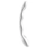 Satisfyer Cosmic Crest 2 - teräsdildo - aaltomallinen - hopea