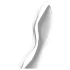 Satisfyer Cosmic Crest 2 - teräsdildo - aaltomallinen - hopea