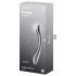 Satisfyer Pure Gravity 1 – uritettu teräsdildo (hopea)