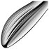 Satisfyer Pure Gravity 1 – uritettu teräsdildo (hopea)