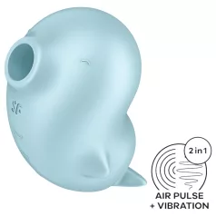   Satisfyer Sassy Seal - klitoriskiihotin - paineaaltotekniikka - turkoosi