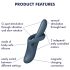Satisfyer Heat Flex 4 - lämpöklitoriskiihotin (harmaa)