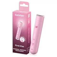   Satisfyer First Kiss - ilmapulssilla toimiva klitoriskiihotin (vaaleanpunainen)