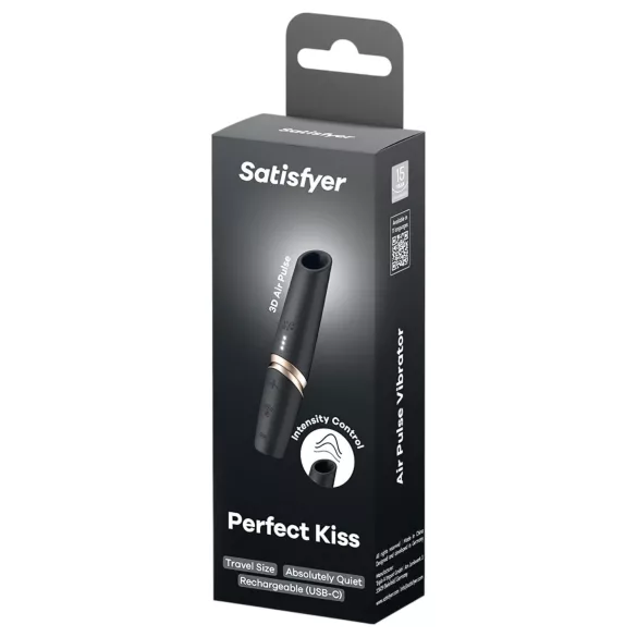 Satisfyer - huulipunavibraattori - musta