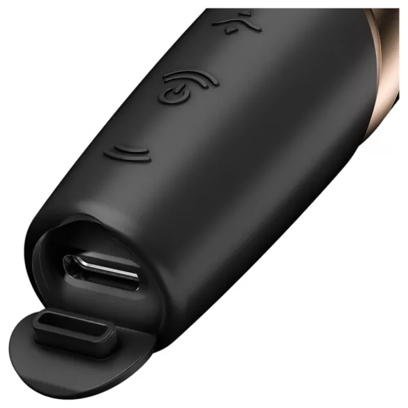 Satisfyer - huulipunavibraattori - musta