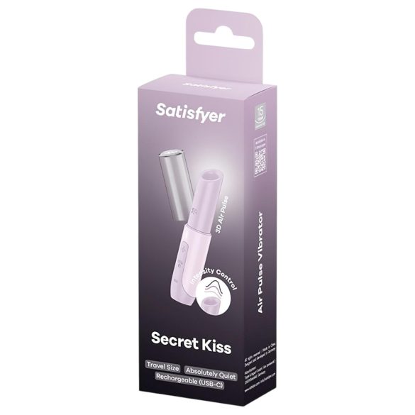 Satisfyer Secret Kiss - klitoriskiihotin ilmanpaineaalloilla - pinkki