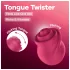 Satisfyer Tongue Twister - klitoriskiihotin pyörivällä kielellä - pinkki