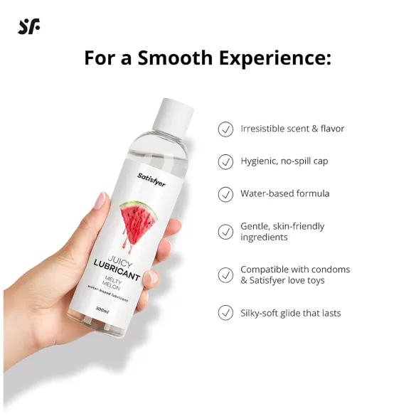 Satisfyer - liukuvoide - vesimeloni - 300ml