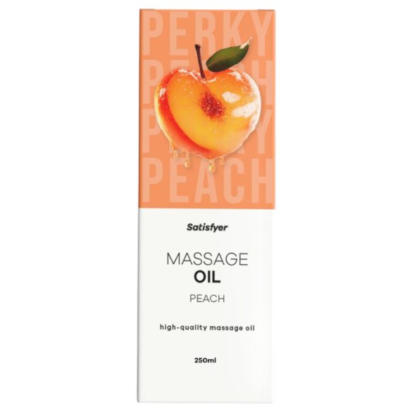 Satisfyer - hierontaöljy - persikka - 250ml