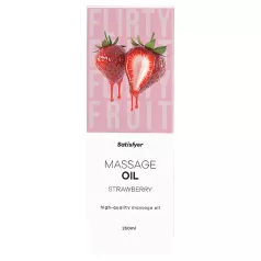 Satisfyer - hierontaöljy - mansikka - 250 ml