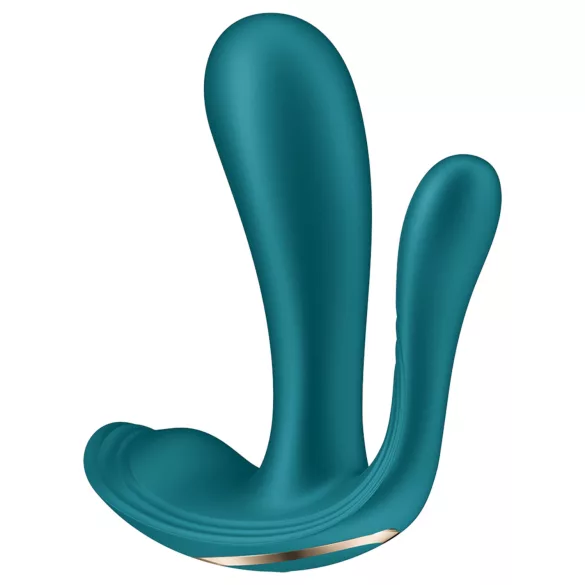 Satisfyer Top Secret+ - 3-haarainen, käytettävä vibraattori (vihreä)