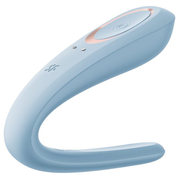 Satisfyer Double Classic - parivibraattori (sininen)