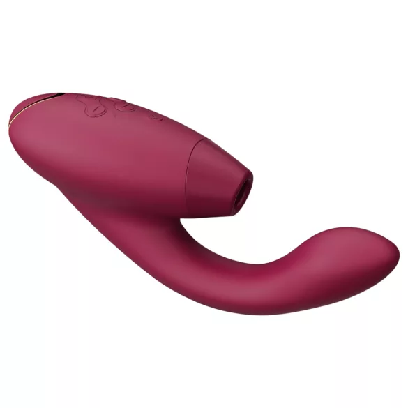 Womanizer Duo 2 - G-piste ja klitoriskiihotin - ladattava vibraattori - punainen