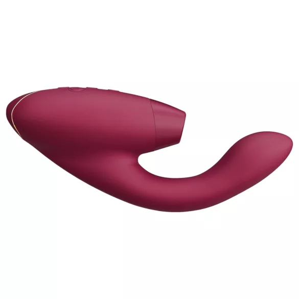 Womanizer Duo 2 - G-piste ja klitoriskiihotin - ladattava vibraattori - punainen