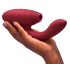 Womanizer Duo 2 - 2-in-1 G-pisteen vibraattori (punainen)