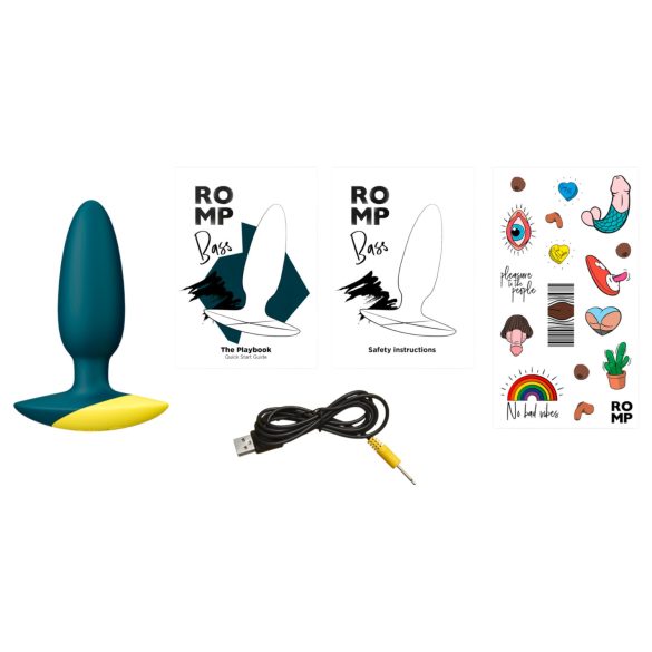 ROMP Bass - anustikkuvibraattori - vihreä