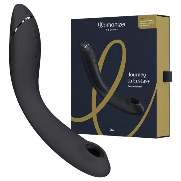 Womanizer OG - klitoriskiihotin ja vibraattori - akku - musta