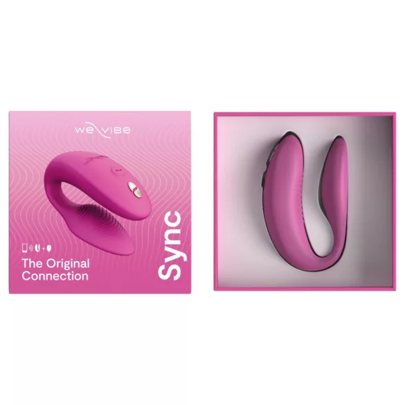 We-Vibe Sync - sovelluksella ja kaukosäätimellä ohjattava parivibraattori (vaaleanpunainen)
