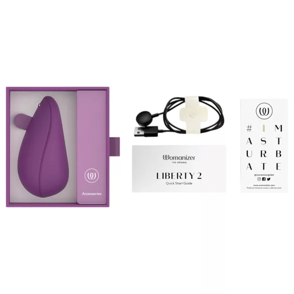 Womanizer Liberty 2 - klitoriskiihotin ilmanvaihto - violetti