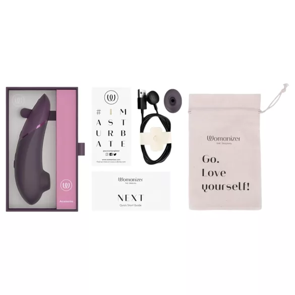 Womanizer Next - klitoriskiihotin - ilmapulssi - ladattava - violetti