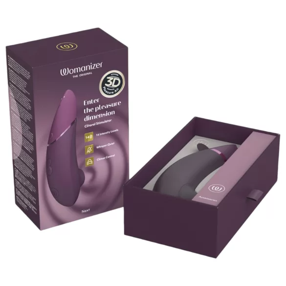 Womanizer Next - klitoriskiihotin - ilmapulssi - ladattava - violetti