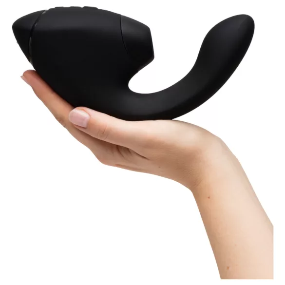 Womanizer Next Duo - 2-in-1 G-pistevibraattori (musta)