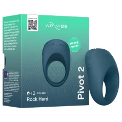   We-Vibe Pivot 2 - sovelluksella ohjattava värisevä penisrengas miehille (sininen)