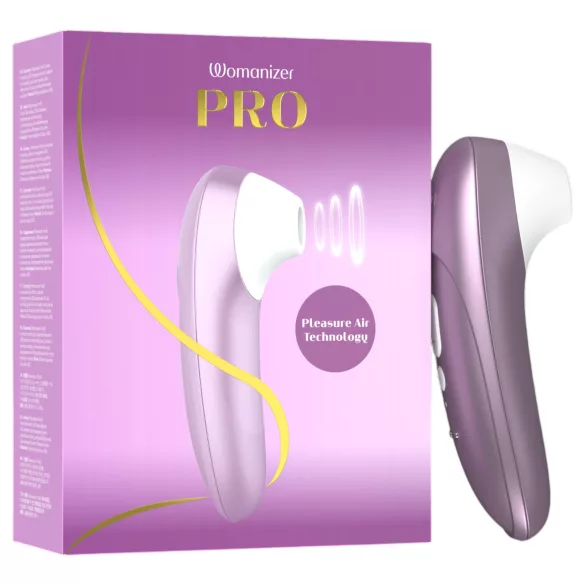 Womanizer Pro - ilmavirtateknologialla toimiva klitoriskiihotin (lila)