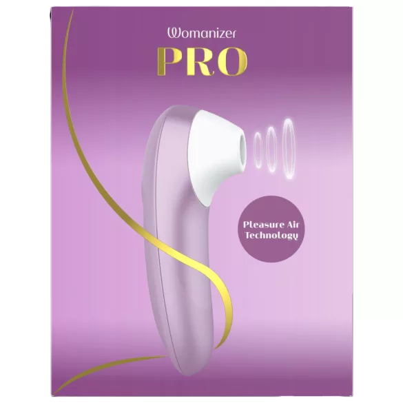 Womanizer Pro - ilmavirtateknologialla toimiva klitoriskiihotin (lila)