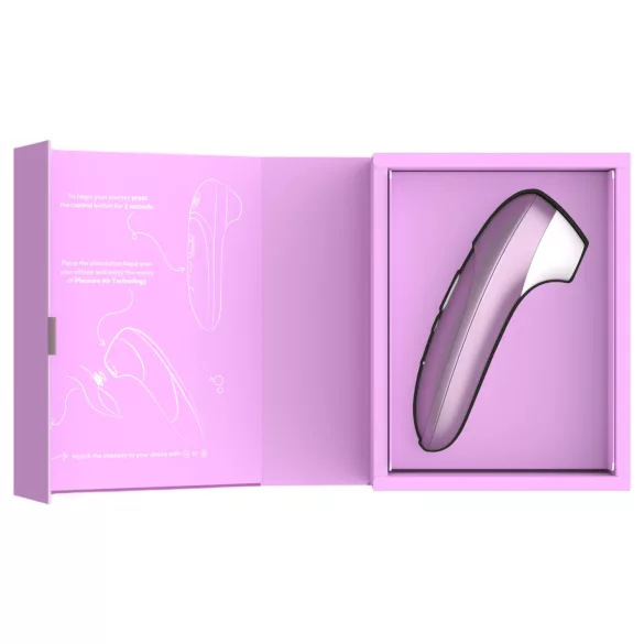 Womanizer Pro - ilmavirtateknologialla toimiva klitoriskiihotin (lila)