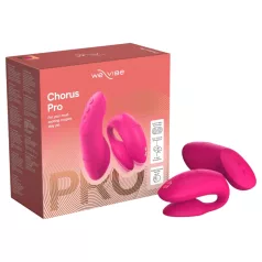   We-Vibe Chorus Pro - Sovelluksella ja kaukosäätimellä ohjattava parivibraattori (vaaleanpunainen)