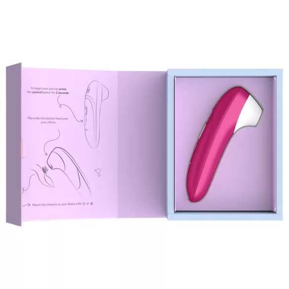 Womanizer Pro - ilmava pulsaatio-klitoriskiihotin (pinkki)