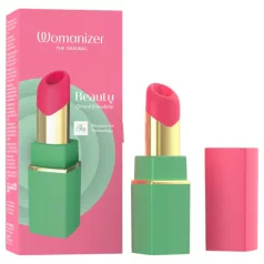   Womanizer Beauty - huulipunan muotoinen ilmuaalto-klitoriskiihotin (vihreä)