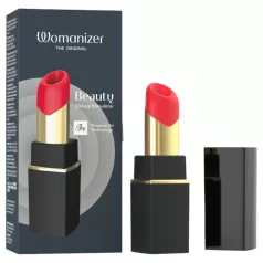  Womanizer Beauty - huulipunan muotoinen ilmuaalloilla toimiva klitoriskiihotin (musta)
