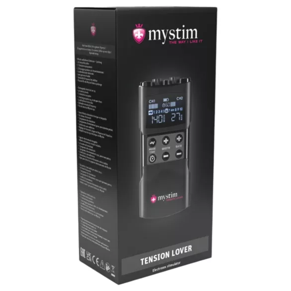 mystim Tension Lover 2 - sähköstimulaattori - digitaalinen setti - musta