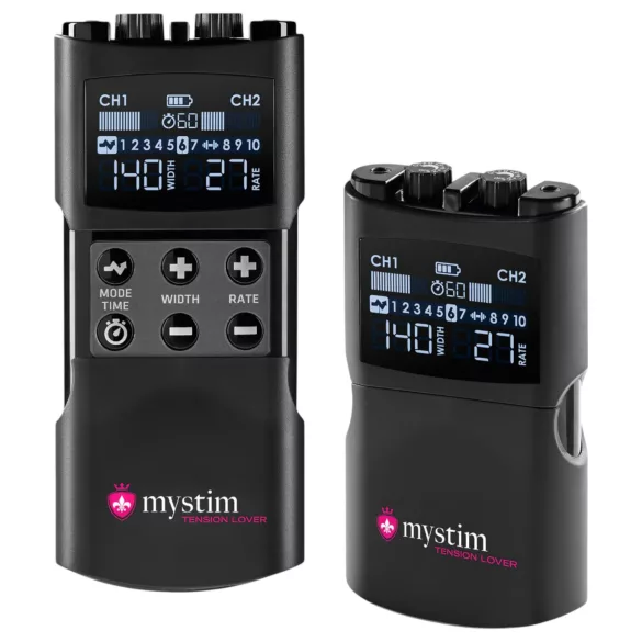 mystim Tension Lover 2 - sähköstimulaattori - digitaalinen setti - musta