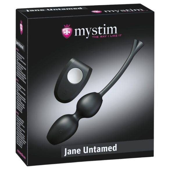 Mystim Jane Untamed - vibranoiva geishakuuladuo - musta
