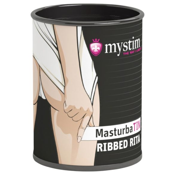 Mystim MasturbaTIN Aaltoileva Annika - uritettu masturboija (valkoinen)