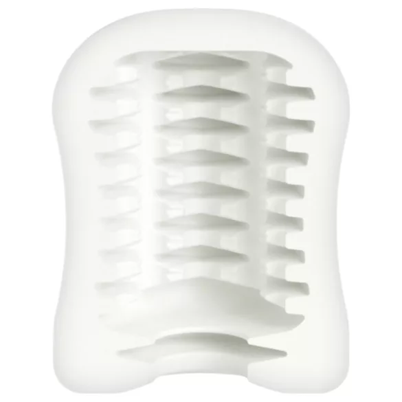 Mystim - masturbaattori - ribbed/lameellinen - valkoinen